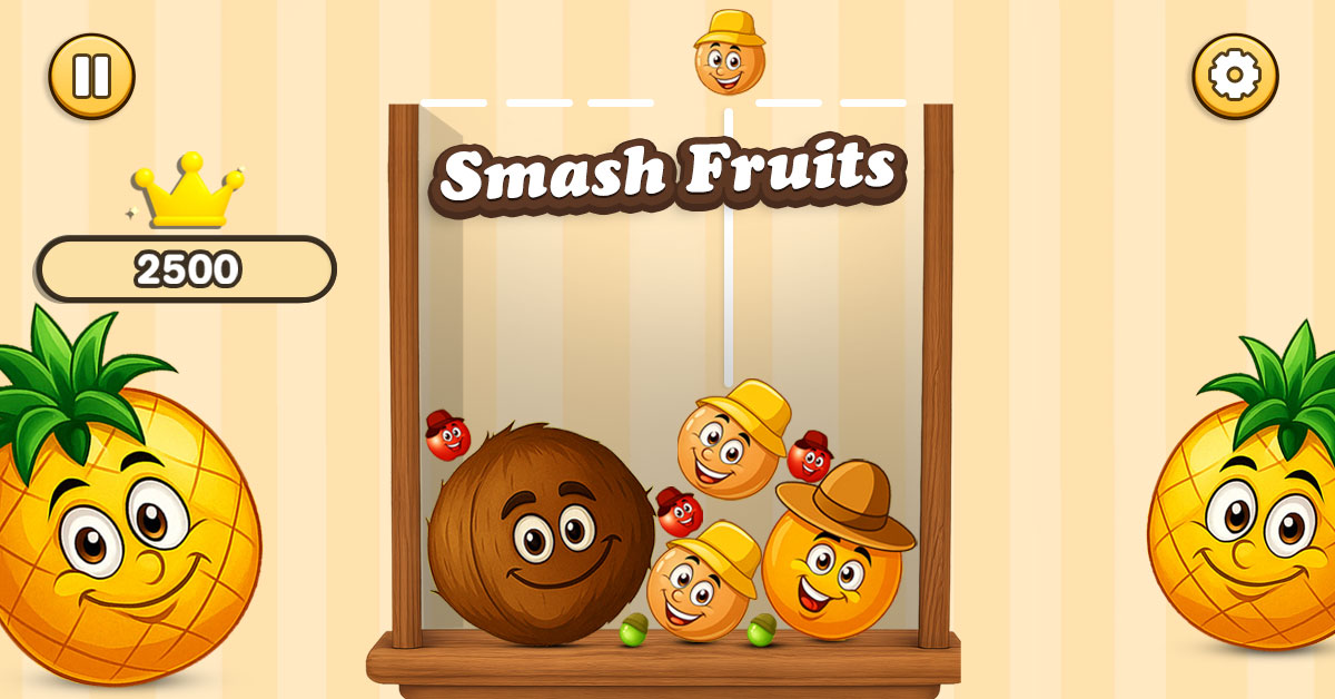 Fruit Merge Melon Puzzle