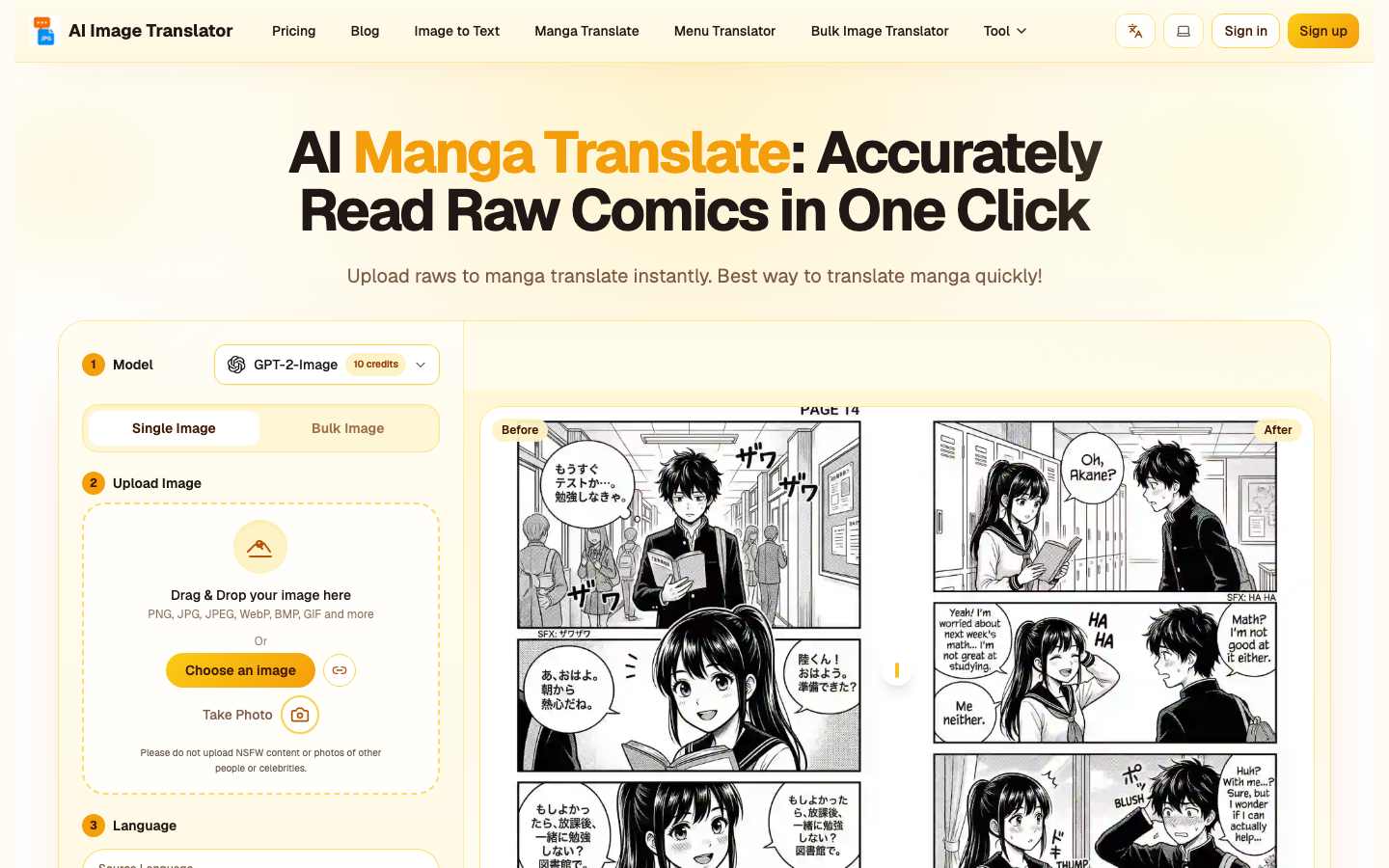 Manga Translate - AI Manga Translator | Instantly Translate