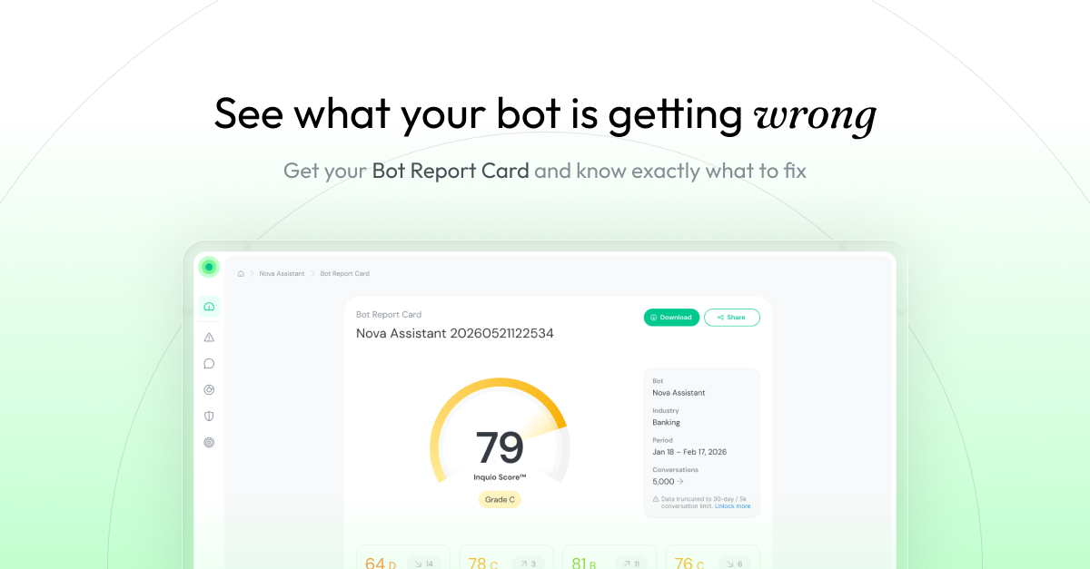 Inquio | Bot QA Platform for Chatbots & Conversational AI