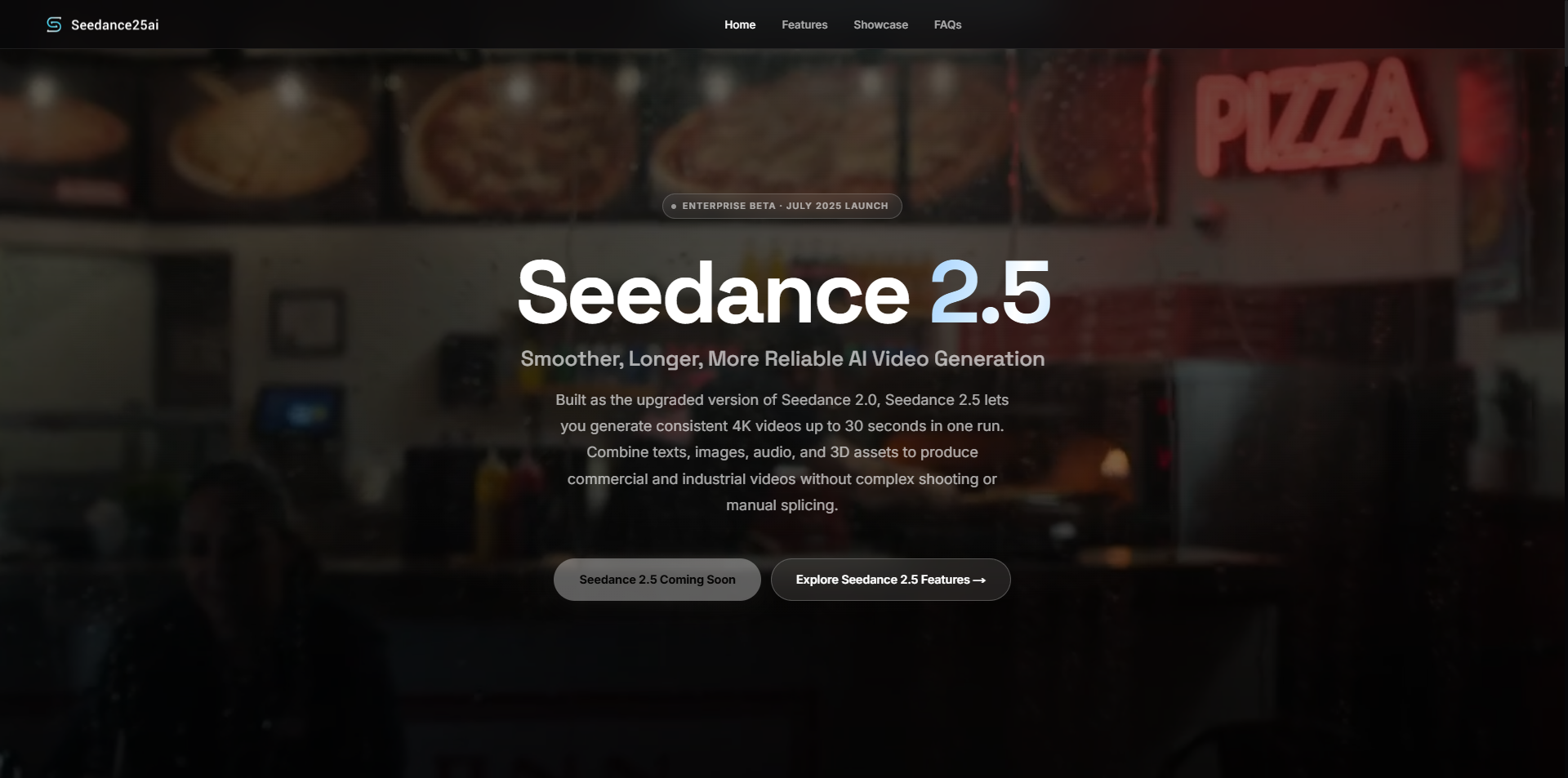 Seedance 2.5 – 30-Second AI Video Generator Online